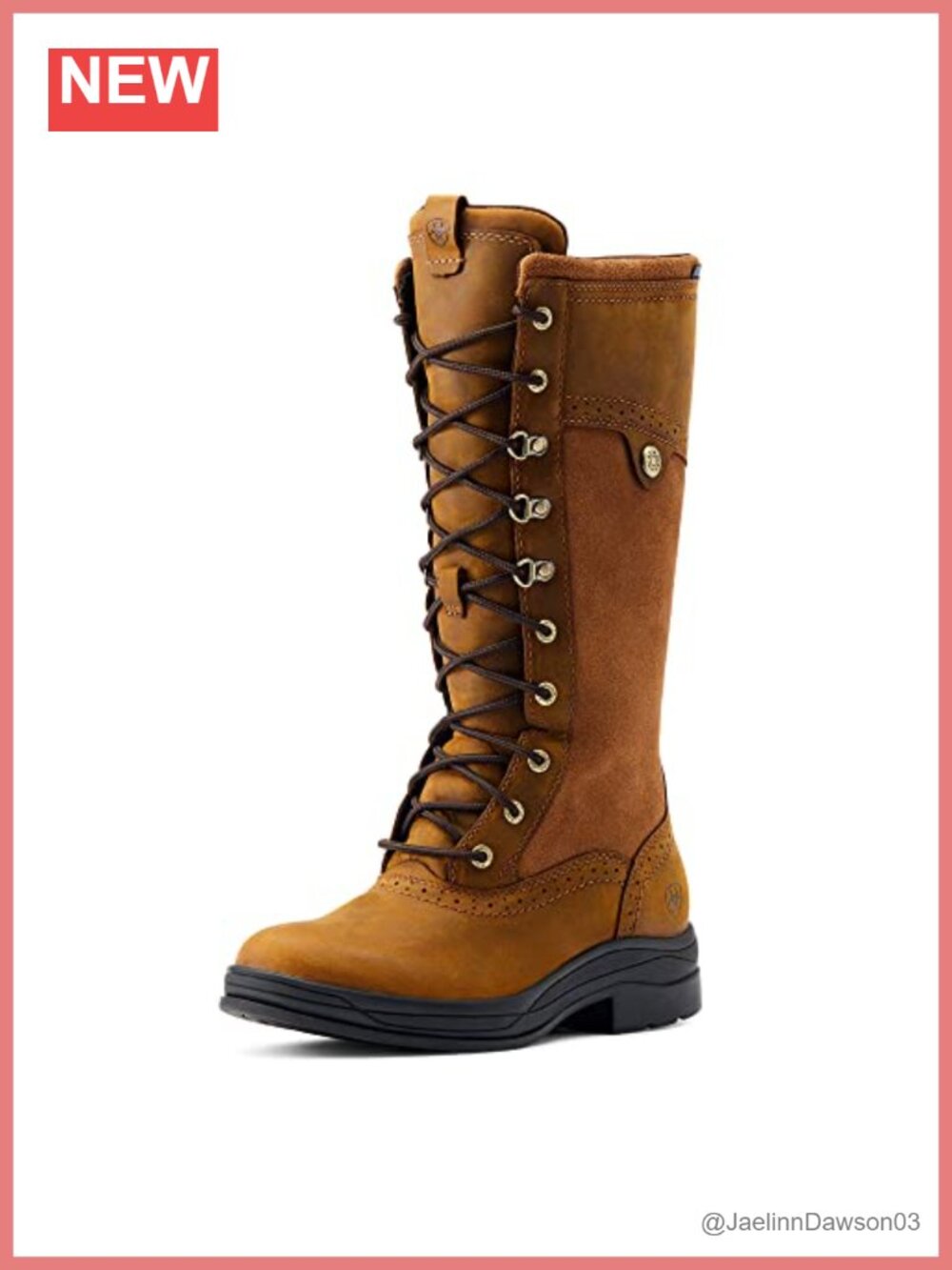 ARIAT Womens Wythburn II Waterproof Mid-Calf Snow Boots Leather